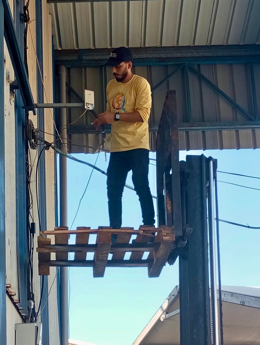 Installing a network access point